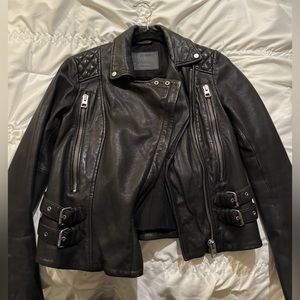 All Saints biker leather jacket